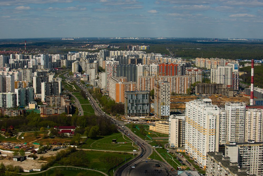 Район Митино с высоты птичьего полета. Фото: blog.romanvukolov.com